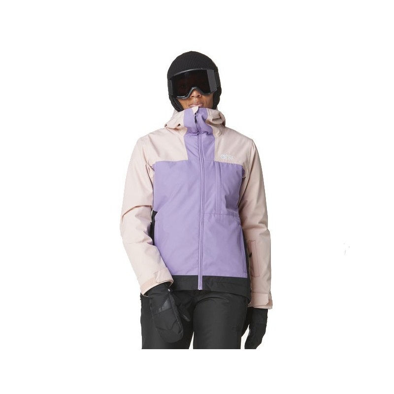 Picture Seakrest Jacket Femme shadow grey paisley purple