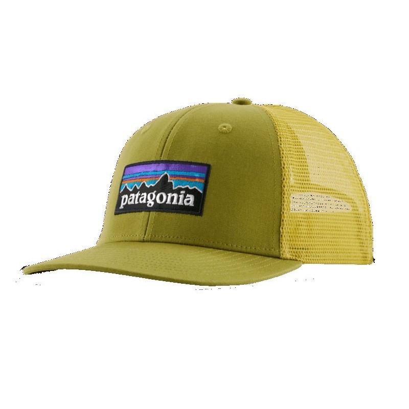 Patagonia P-6 Logo Trucker Hat graze green