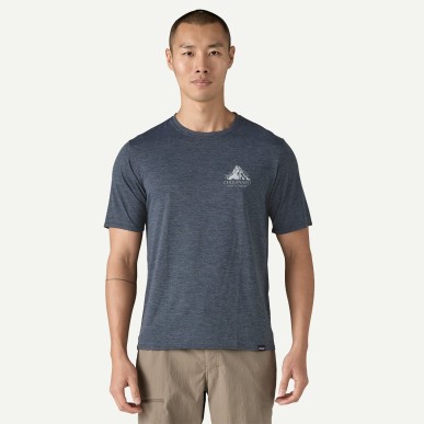 Patagonia Cap Cool Daily Graphic Tee Land smolder blue