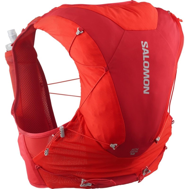 Salomon ADV Skin 12 Set With Flasks flame scarlet Salomon ADV Skin 12 Set With Flasks flame scarlet