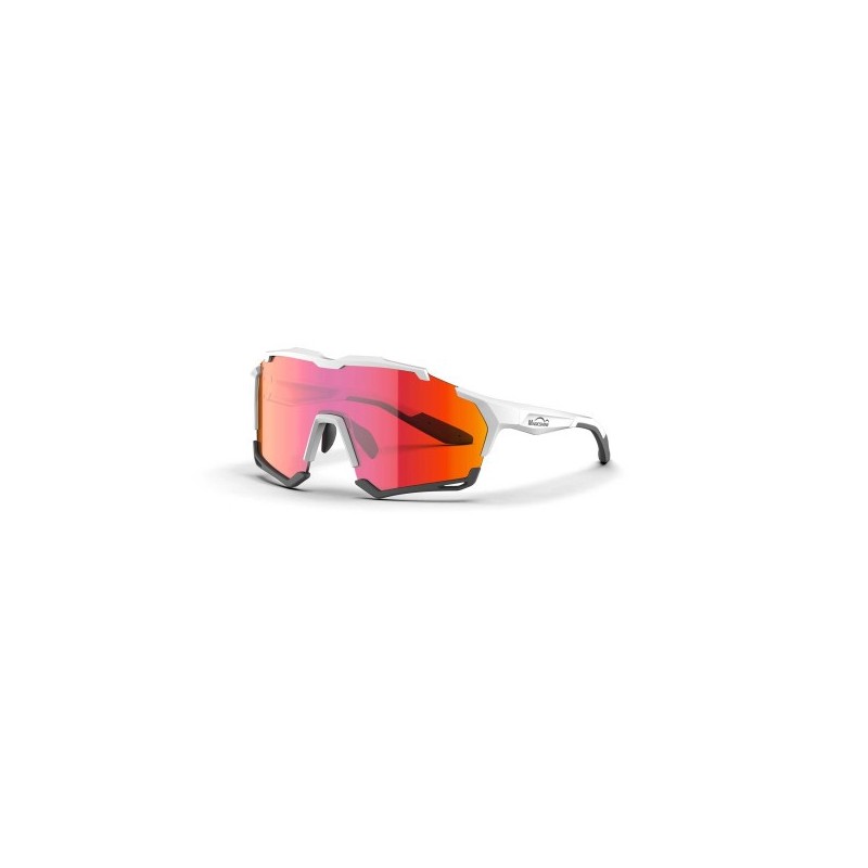 Lunettes Magicshine Versatiler Photochromatic - VS002CB - blanc/noir - écran rouge miroir