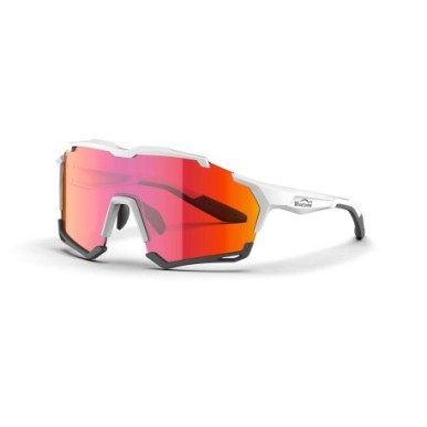 Lunettes Versatiler Photochromatic - VS002CB - blanc/noir - écran rouge miroir