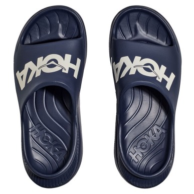 Hoka Ora Athletic Slide varsity navy / white