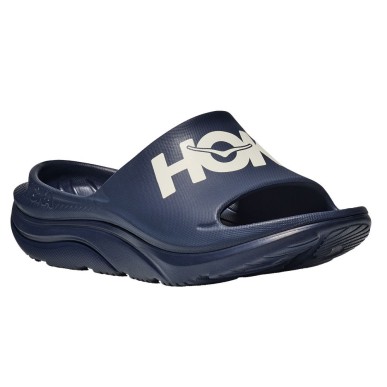 Hoka Ora Athletic Slide varsity navy / white