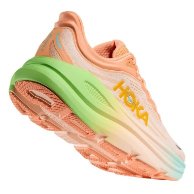 Hoka Bondi 9 Femme frost / pale tangerine