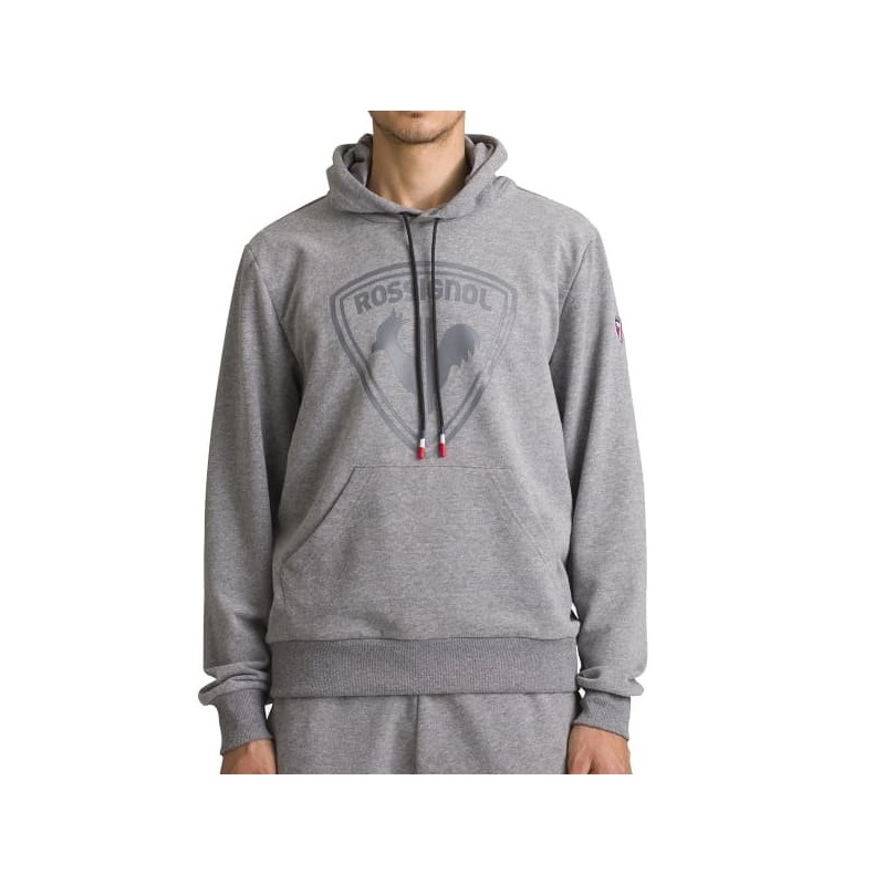 Rossignol Logo Sweat Hood Fleece heather grey