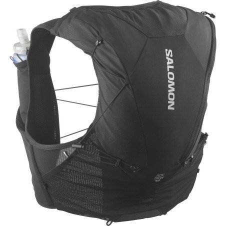 Salomon Advanced Skin 12 with flasks black