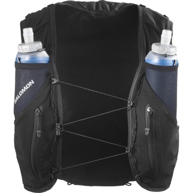 Salomon Advanced Skin 12 with flasks black