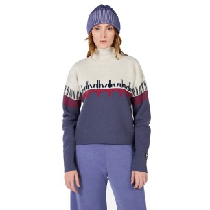 Rossignol Patterned TN Sweater Femme true night blue
