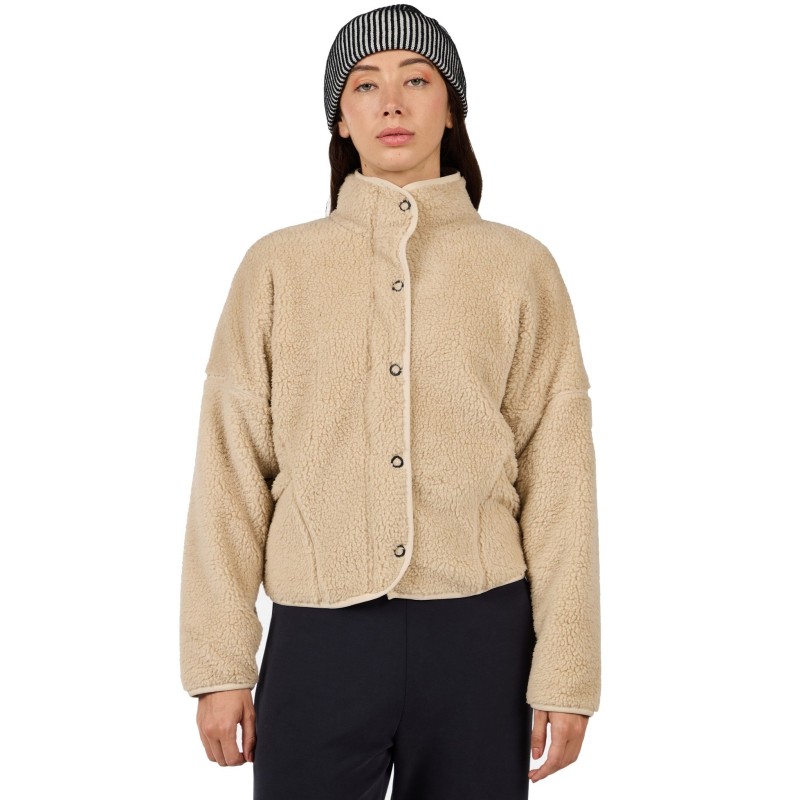 Rossignol Alltrack Snap Sherpa Jacket Femme fog Rossignol Alltrack Snap Sherpa Jacket Femme fog