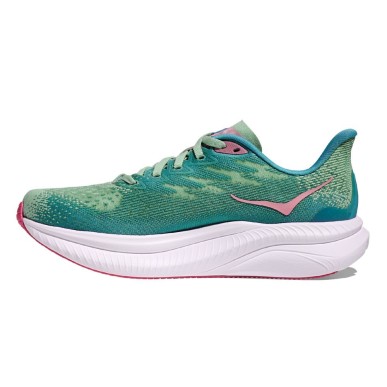Hoka Mach 6 Femme jadeite / alpine blue