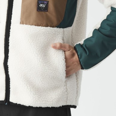 Picture Pemberton Zip Fleece tofu deep water