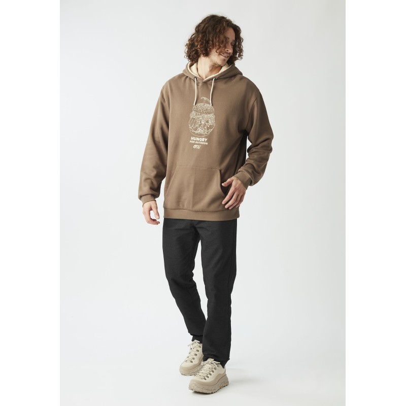 Picture Julka Plush Hoodie shitake