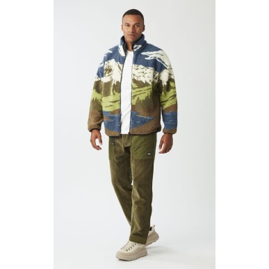 Picture Hafdals Zip Fleece cloudy lanscape