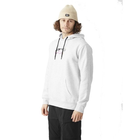 Picture Basement Camo Print Hoodie grey melange