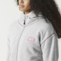 Picture Basement Plush Zip Hoodie Femme grey melange