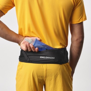 Salomon Advanced Skin 12 with flasks black