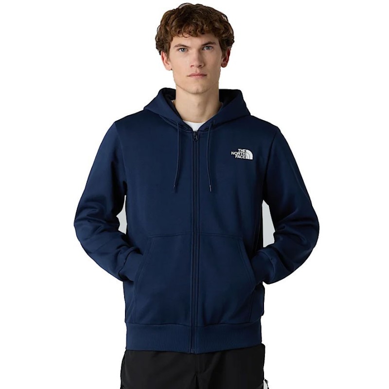 The North Face Simple Dome Full Zip Hoodie summit navy