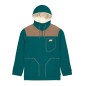 Picture Basement Plush Zip Hoodie tofu deep water