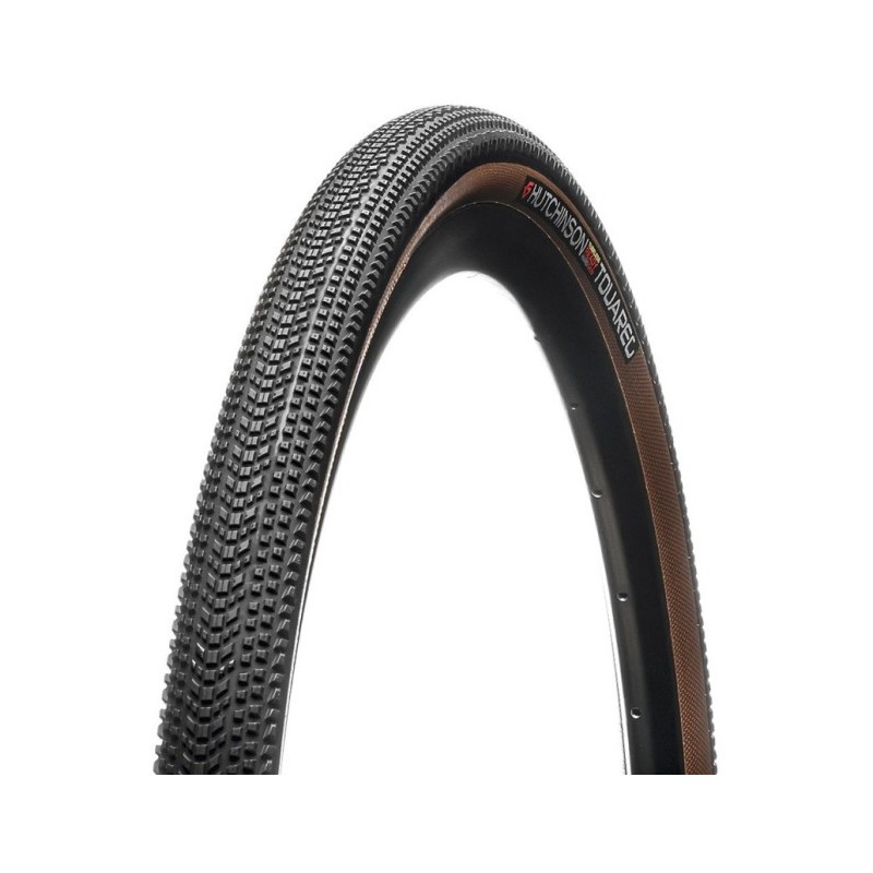 Pneu Gravel Hutchinson Touareg Reinforced+ Tubeless Ready 700x40 Noir/Tan Pneu Gravel Hutchinson Touareg Reinforced+ Tubeless Ready 700x40 Noir/Tan