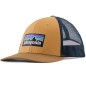 Patagonia P-6 Logo Lopro Trucker Hat talon gold