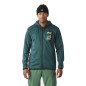 Picture Park Zip Tech Hoodie deep water