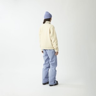 Picture Zelkova Zip Fleece Femme wood ash
