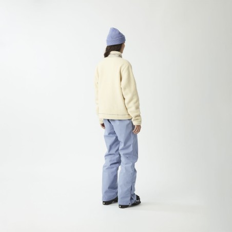 Picture Zelkova Zip Fleece Femme wood ash