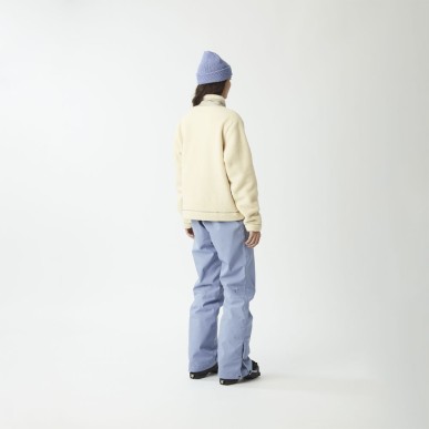Picture Zelkova Zip Fleece Femme wood ash
