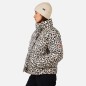 Rossignol Aretu Allover Down Jacket Femme nature wild leopard print