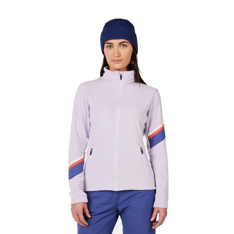 Rossignol Strawpile Fleece FZ Femme galactic lilac