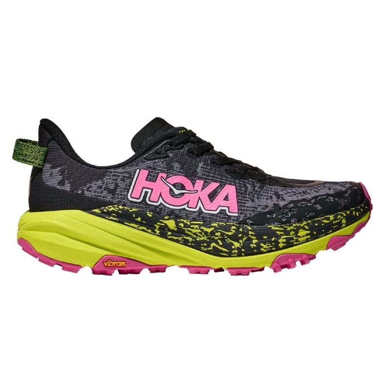 Hoka Speedgoat 6 Femme black / neon hoka citrus Hoka Speedgoat 6 Femme black / neon hoka citrus
