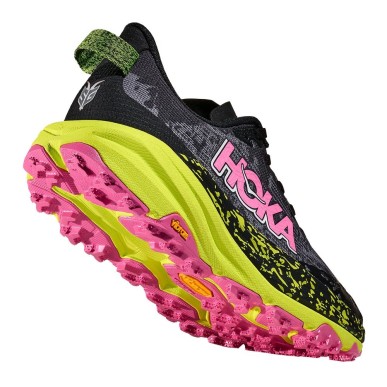 Hoka Speedgoat 6 Femme black / neon hoka citrus