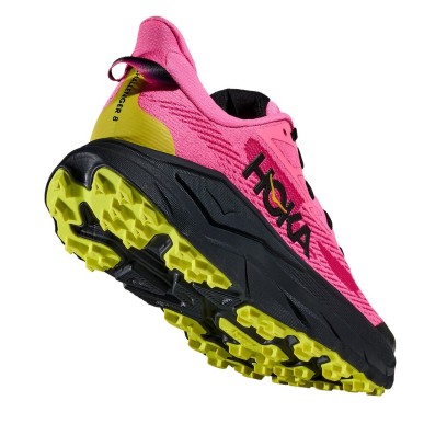 Hoka Challenger 8 Femme neon rose / black