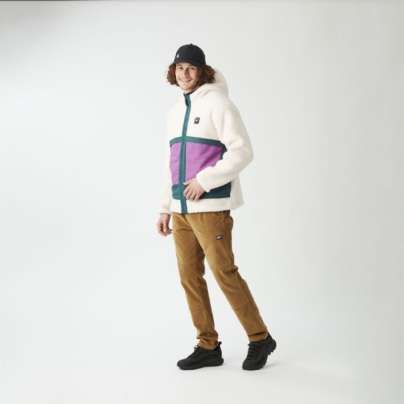 Picture Pemberton Zip hoodie tofu deep water