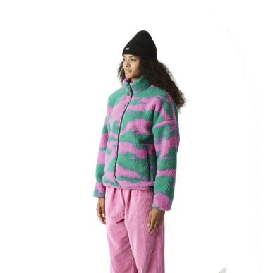 Picture Gypsi Zip Fleece Femme retro bliss print