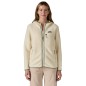 Patagonia Retro Pile Hoody Femme natural / ellwood green Patagonia Retro Pile Hoody Femme natural / ellwood green