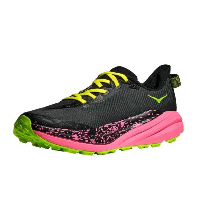 Hoka Speedgoat 6 skyward black / neon rose