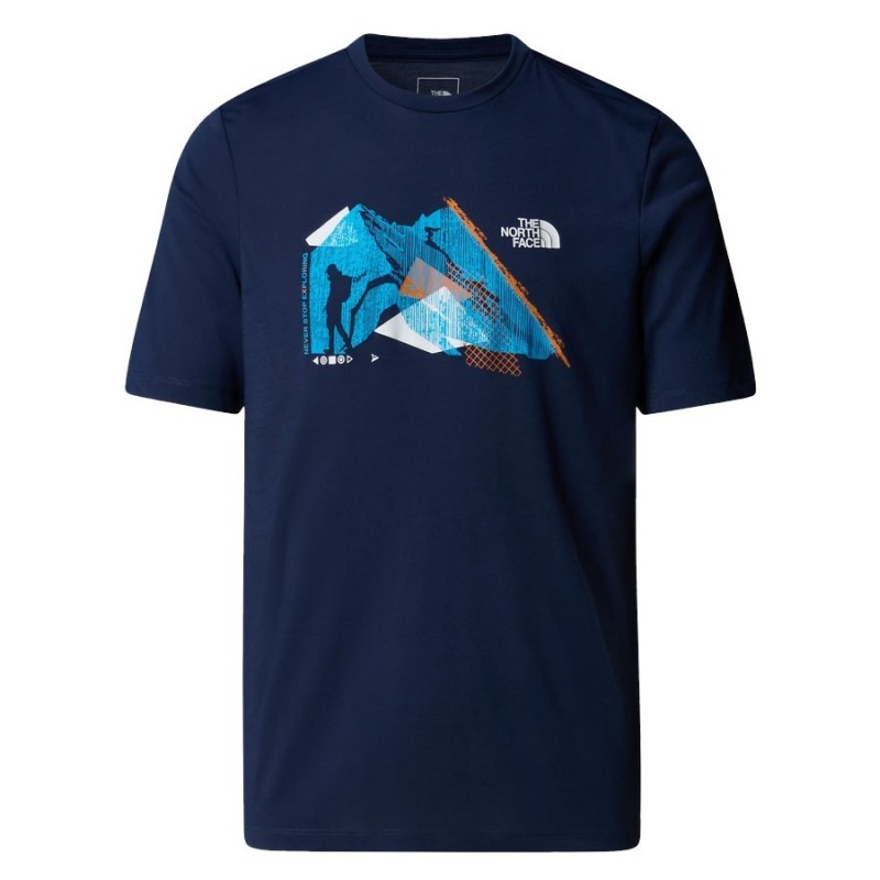 The North Face Backpacking Graphic Tee summit navy The North Face Backpacking Graphic Tee summit navy