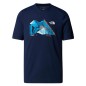 The North Face Backpacking Graphic Tee summit navy The North Face Backpacking Graphic Tee summit navy