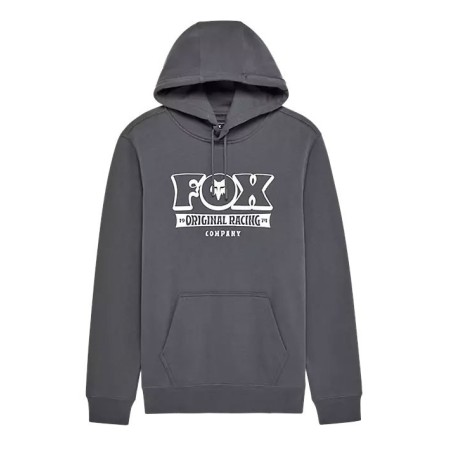 Fox Banner Fleece Pullover dark shadow