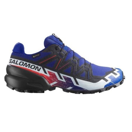 Salomon Speedcross 6 GTX EQUIPE surf the web / fiery red / white