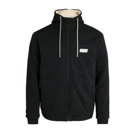 Picture Basement Plush Zip Hoodie black