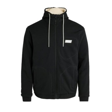 Picture Basement Plush Zip Hoodie black