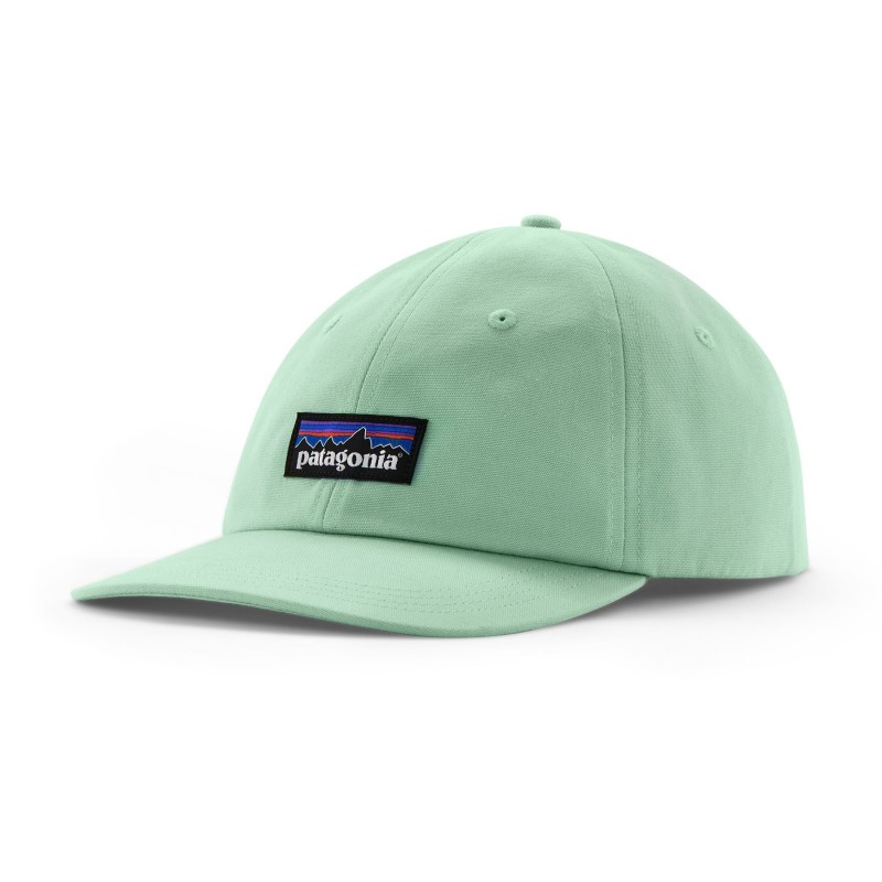 Patagonia P-6 Label Trad Cap rinsed green