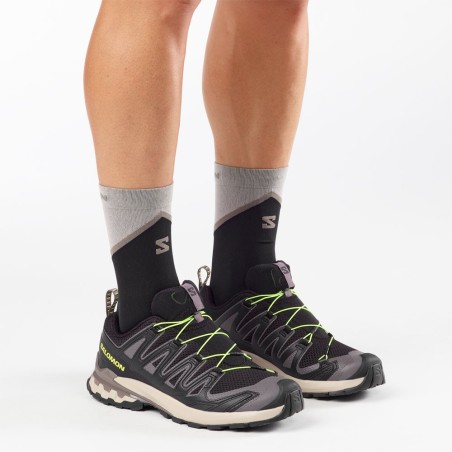 Salomon XA PRO 3D V9 black / dark gull gray / acid lime