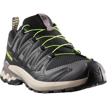 Salomon XA PRO 3D V9 black / dark gull gray / acid lime