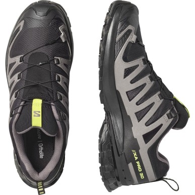 Salomon XA Pro 3D V9 GTX black / dark gull gray / acide lime