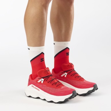 Salomon Ultra Glide 4 fiery red / vanilla ice / black