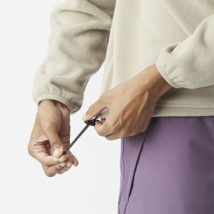 Picture Arcca 1/4 Fleece Femme pure cashmere